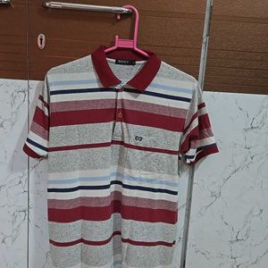 Men's T-shirt 👕 (Maroon Stripes(