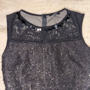 Black Sequin Bodycon Dress