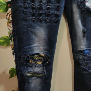 Burnout Jeans For Men