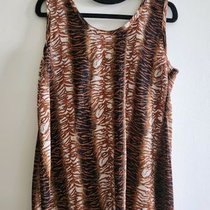 Animal Print Light Weight Top