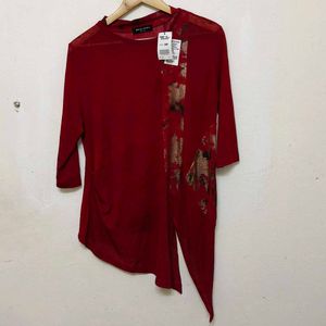 Trendy New Red Top For Women