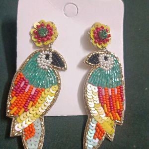 Bohot Colourful Beaded Earing