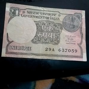 1 Rs Note