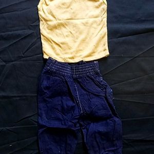 Kids Denim Jeans Top