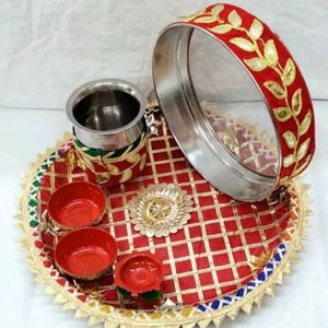 Handmade Karwa Chauth Thal