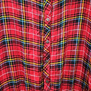 Easybuy Red Checked Top