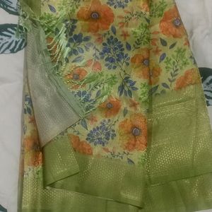 VIBGYOR Silk Saree