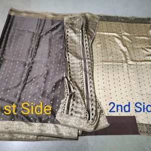 Women's Brown Saree