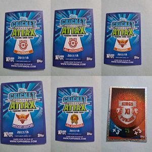 CRICKET ATTAX CARDS