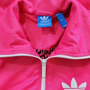 Vintage Adidas Track Jacket (Bubble Gum Pink)