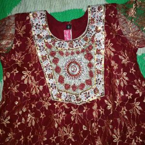 Netted Churidar For Girls