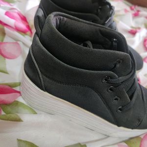 Black Heel Sneakers