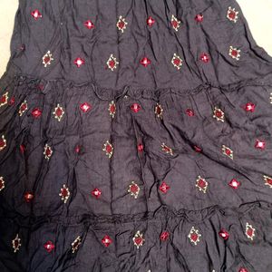 Charcoal Gujrati Pattern Sharara