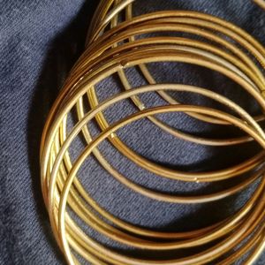 Plain Golden Bangles