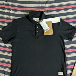 Mr Bowerbird Black Polo Tshirt New With Tag