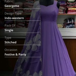 Attractive Georgette Gown