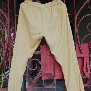 Beige Colour Ankle Length Pant