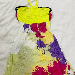 Women Vintage Colorful Dress