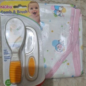 Baby Wrap Woth Hair Brush