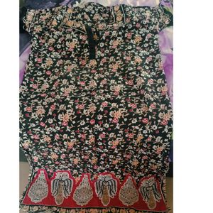 Cotton Gown_used_size Free