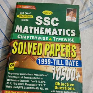 Kiran SSC 10500+ Question Maths Book