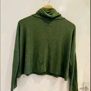 Beautiful Olive Green Crop Top