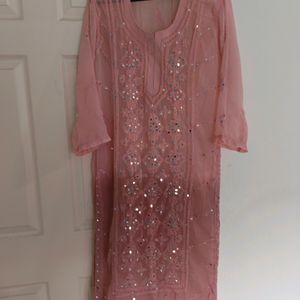 Chikenkari Kurta Set