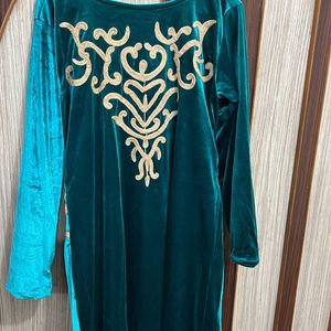 Pakistani Velvet Kurti