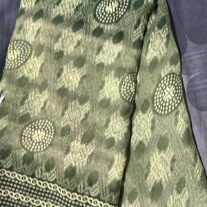 Three Sarees Combo With Blouse Pices