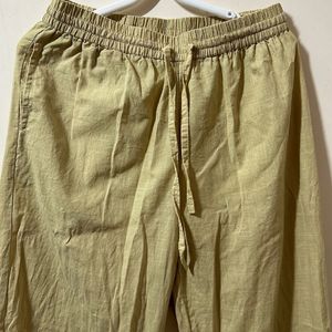 Beige New Ethnic Trousers