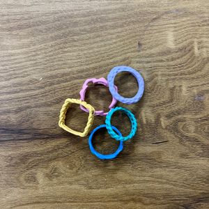 Y2k colourblock Rings