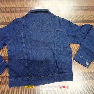 (M-48) 34 Size  Regular Fit Denim Jacket For Women