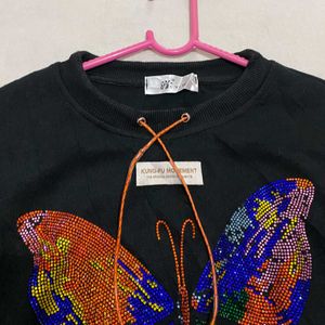 Korean Butterfly Hoodie Bust Till 46