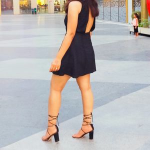 Black Backless Party wear Dress