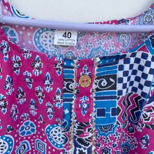 Printed Short Kurti