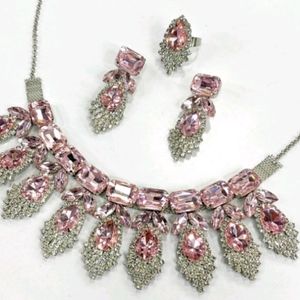 Diwali Offer Korean Glass Stone Necklace