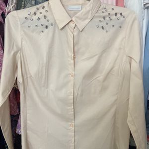 New York And Company Studded Shirt