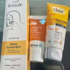 Set Of 3 Sunscreen