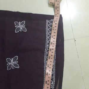 Lucknawi Chikankari Kurta With Inner