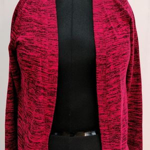 Women Red Shrug | Bust 40 | Length 30