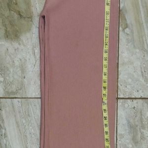 Aesthetic Peach Colour Korean Pant