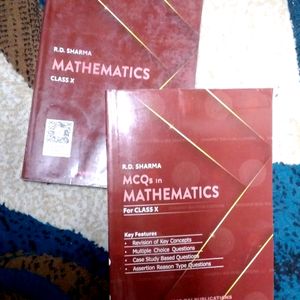 R.D. SHARMA CLASS 10 MATHS - BOOK + MCQ