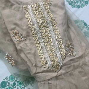 Beautiful A Line Frock Pant Set