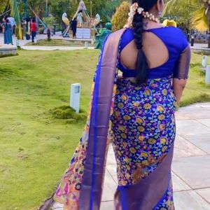 Saree With Blouse 32to 34