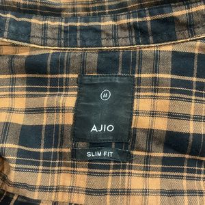 Brown Check Mens Shirt