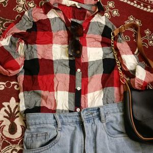 CHECK SHIRT FOR WOMEN