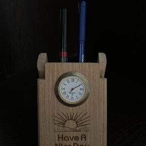 Wooden Pen Stand