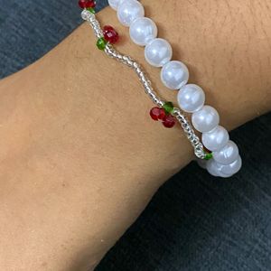 Pearl Cherry 🍒 Bracelet