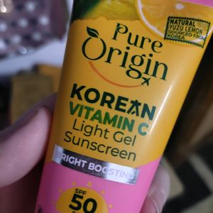 Pure Origin Korean Light Gel Sunscreen