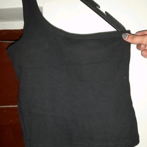 Co - Ripped One Shoulder Top